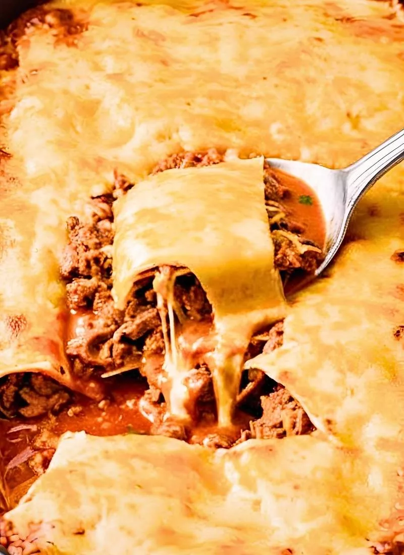 beef enchilada