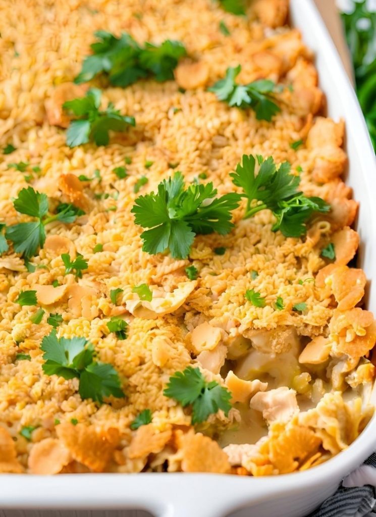 chicken casserole with ritz crackers