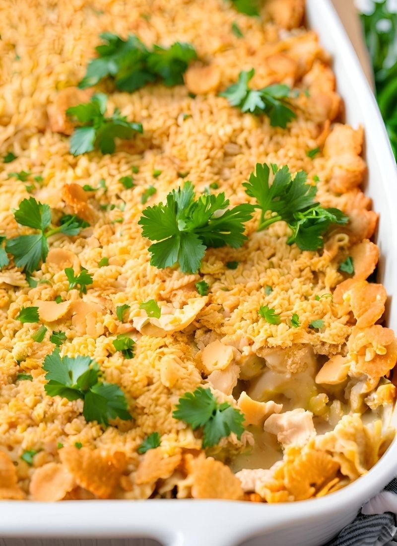 chicken casserole with ritz crackers