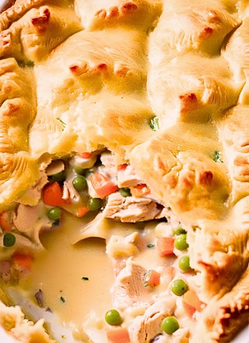 chicken pot pie casserole recipe
