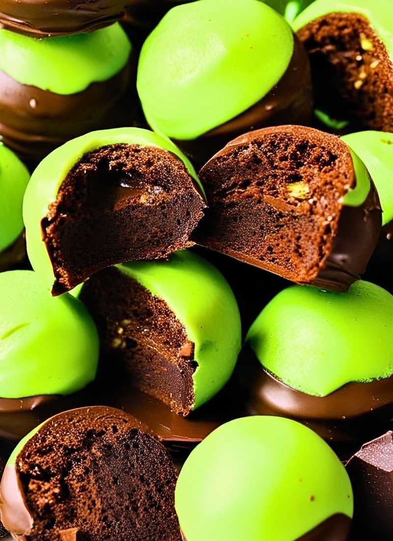 grinch oreo balls
