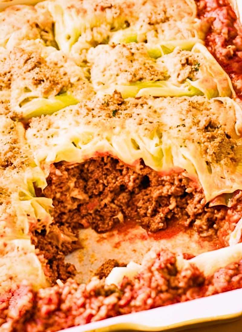 stuffed cabbage casserole