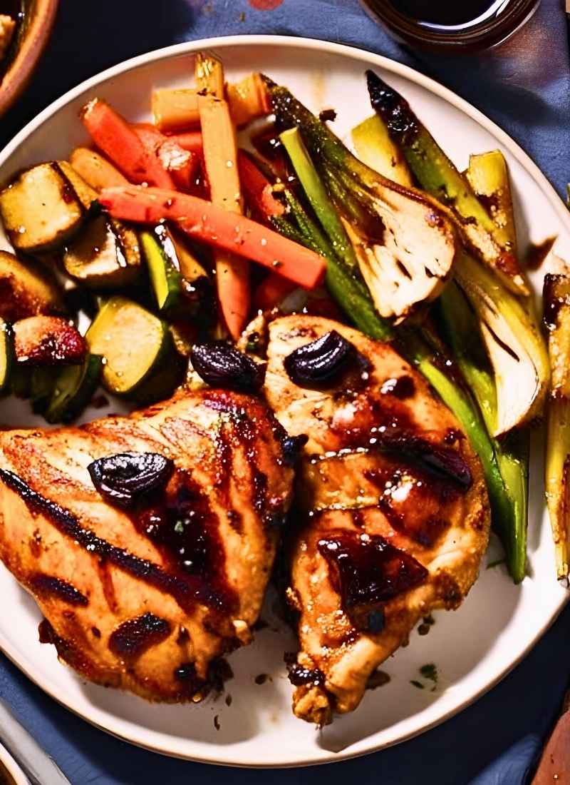 balsamic chicken and veggies recipe