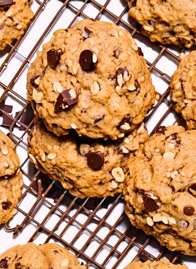 banana oat chocolate chip cookies recipe