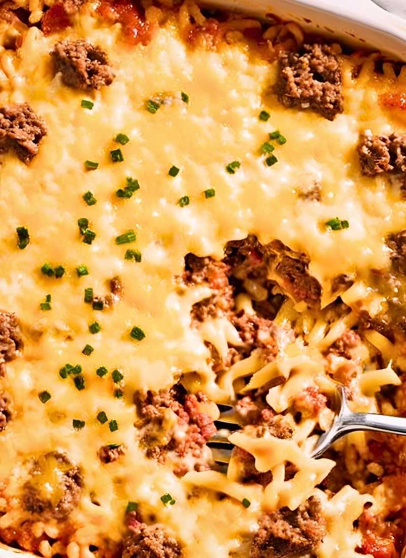 cheeseburger casserole ()