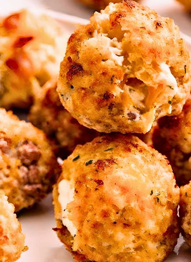 cream cheese sausage balls