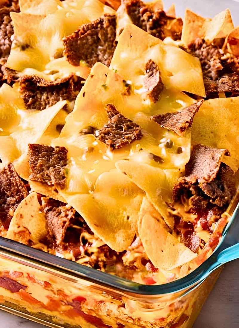 doritos casserole with ground beef
