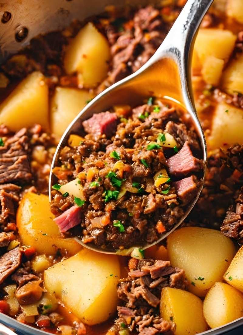 easy hamburger hash recipe