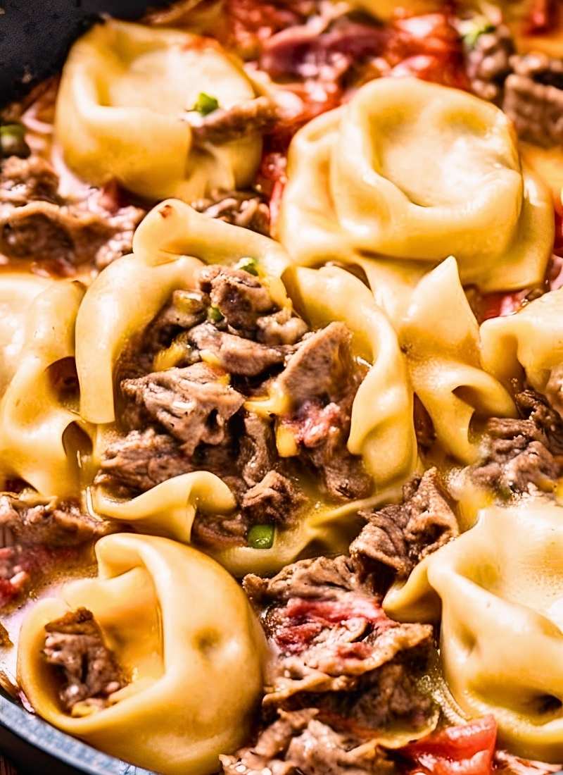 philly cheesesteak tortellini