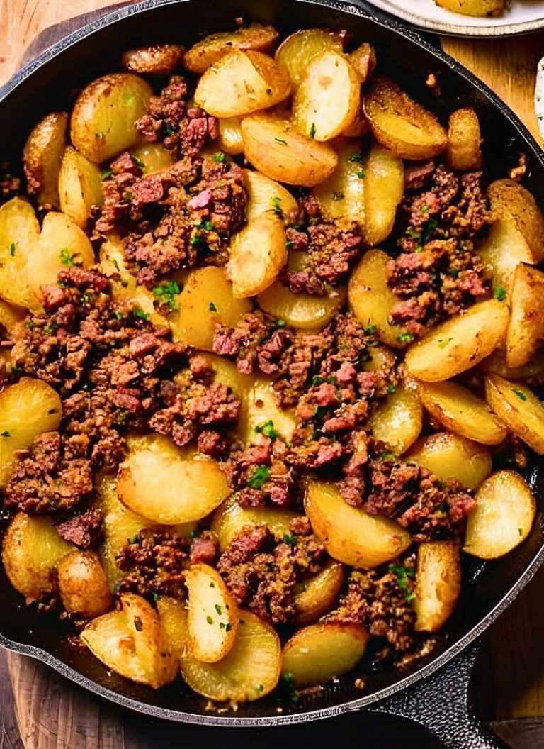 potatoes and ground beef