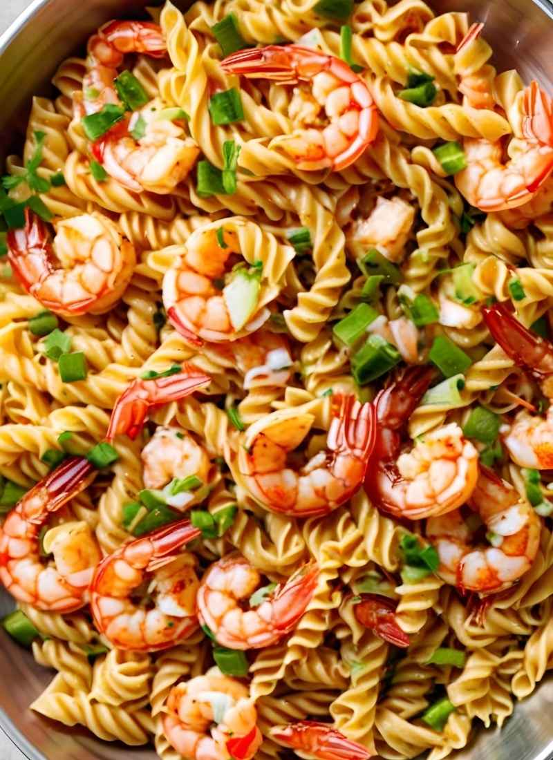 sriracha shrimp pasta salad recipe