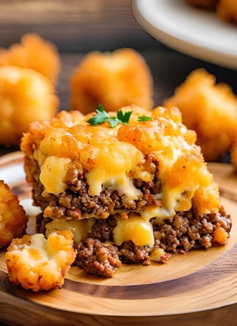 tater tot casserole with ground beef